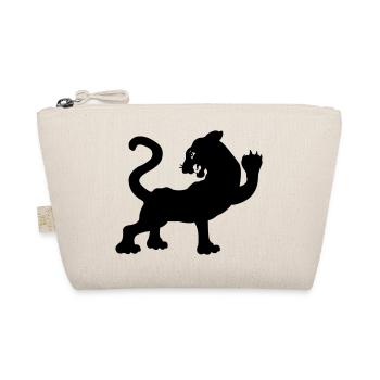 Tiger Schattenfigur - Bio-Täschchen - Natur - Vorne