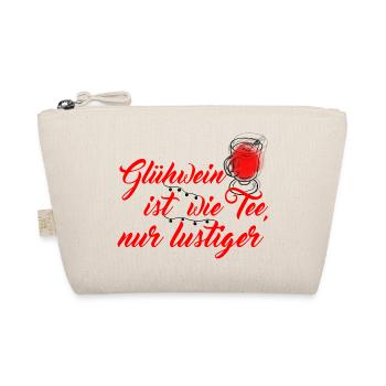 Glühwein ist wie Tee, nur lustiger - Bio-Täschchen - Natur - Vorne