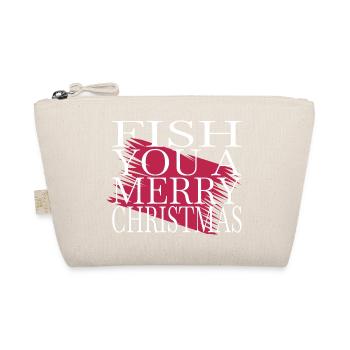birthday present bedroom beard fisherman fishes - Bio-Täschchen - Natur - Vorne