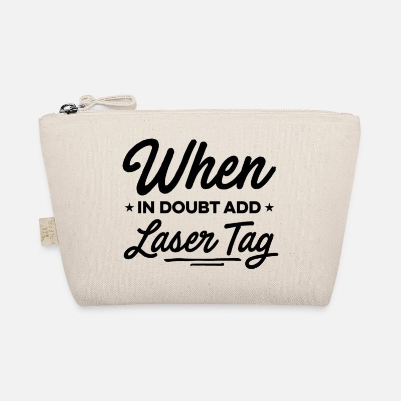 When In Doubt Laser Tag Lasertag Player Lasergame Bio-Täschchen