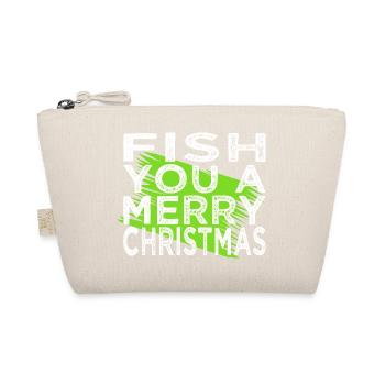 Bodybuilding Angling Gift Idea Comic Joke Fish - Organic Pouch - nature - Front