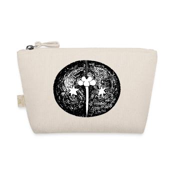 Sun Moon Mosaic Astrology mystical symbol 07 - Organic Pouch - nature - Front