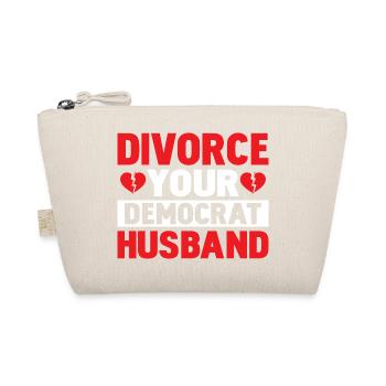 Divorce Your Democrate Husband Divorcee Ex-Wife Wo - Organic Pouch - nature - Front