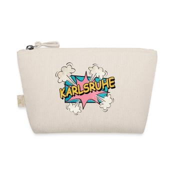 Karlsruhe Germany City Font Pop Art Comic - Organic Pouch - nature - Front