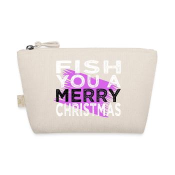 Bar Pêche T-shirts Barbe Hameçon Axie Poisson - Trousse biologique - nature - Devant