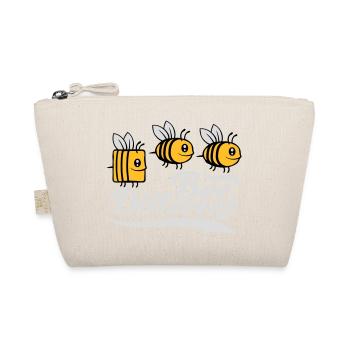 bee different saying quote - Organic Pouch - nature - Front