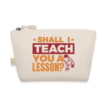 Funny billiard saying - Organic Pouch - nature - Front