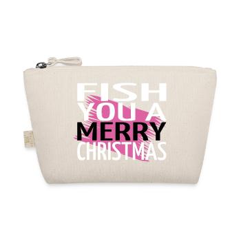 awesome bass fishing beard gang under the tree - Bio-Täschchen - Natur - Vorne