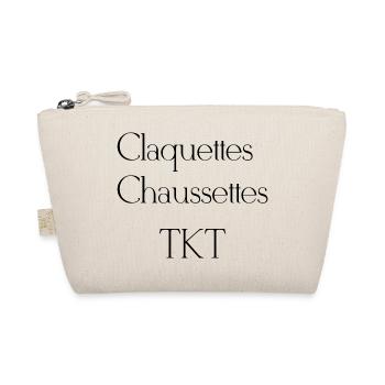 CLAQUETTES CHAUSSETTES TKT - Trousse biologique - nature - Devant
