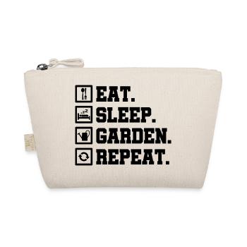 Eat Sleep Garden Repeat Gardening Gardener Horticu - Bio-Täschchen - Natur - Vorne