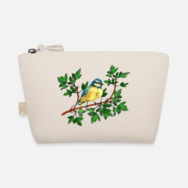 Bunter Vogel - Bio-Täschchen - Natur