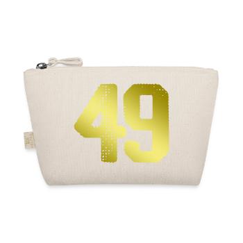 49 Zahl Trikot - Bio-Täschchen - Natur - Vorne