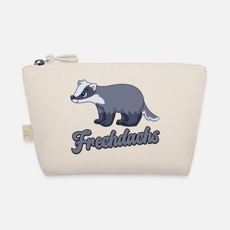 Lustiger, Süßer Dachs, Frechdachs, Bio-Täschchen