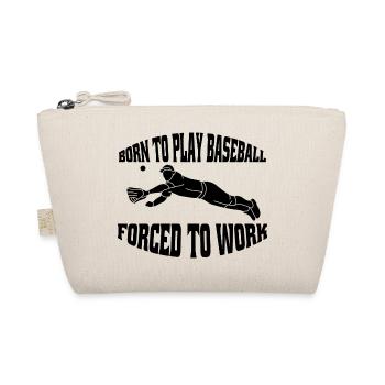 Baseball Baseballliebhaber Baseballspiel Geschenk - Bio-Täschchen - Natur - Vorne