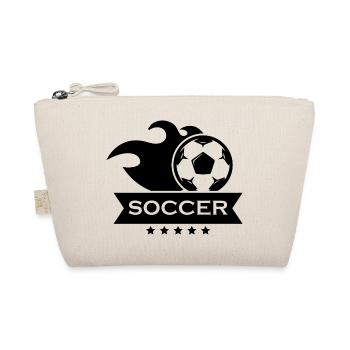 Fußball Soccer - Organic Pouch - nature - Front