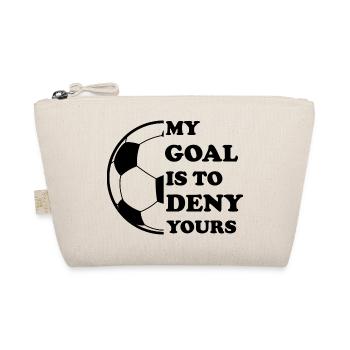 Fußball Soccer - Bio-Täschchen - Natur - Vorne