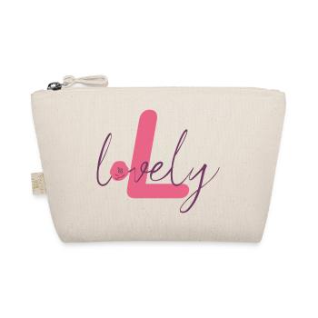 L for Lovely - Bio-Täschchen - Natur - Vorne