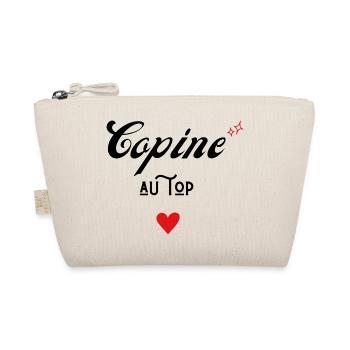 copine au top idée cadeau - Trousse biologique - nature - Devant