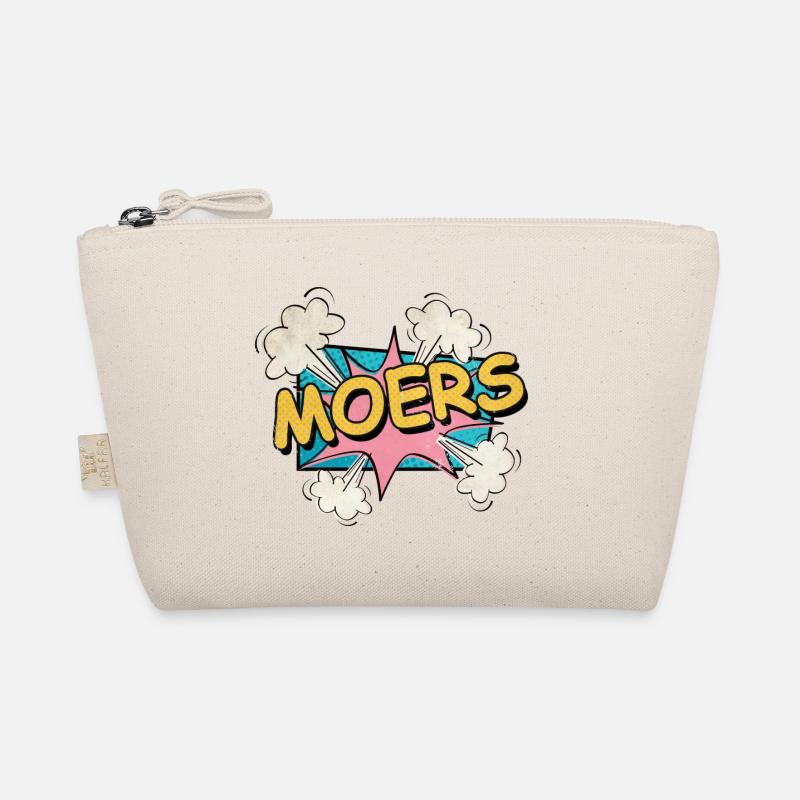 Moers Germany City Font Pop Art Comic Organic Pouch