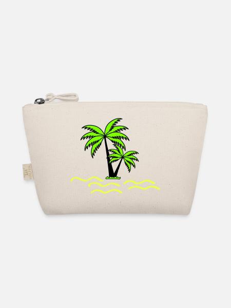 Palm trees - Organic Pouch - nature - Front