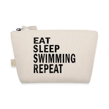 Eat sleep Swimming repeat for Swimming lovers - Organic Pouch - nature - Front