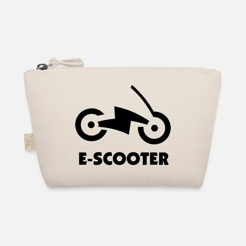 E-Scooter E-Roller Scooter - Bio-Täschchen - Natur