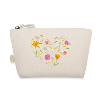 Cœur floral isolé - Trousse biologique - nature - Devant