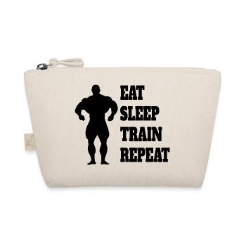 Fitness Athletes Sports Bodybuilding Fitness Sports - Organic Pouch - nature - Front