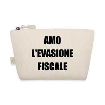 I love tax evasion - Organic Pouch - nature - Front