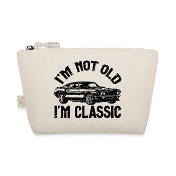 Ich bin nicht alt Ich bin Classic Oldtimer Geburtstagsgeschenk - Bio-Täschchen - Natur - Vorne