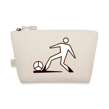 Ein Fußballspieler - Bio-Täschchen - Natur - Vorne