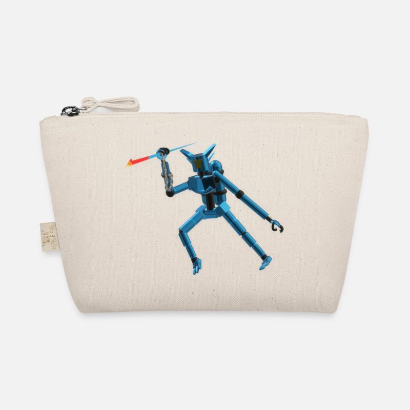 Peaceful robot - Organic Pouch - nature