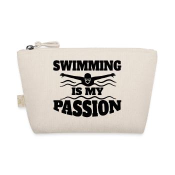 Schwimmerin Frau Schwimmverein Schwimmen Schwimmer - Bio-Täschchen - Natur - Vorne