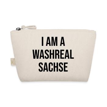 Ich bin ein Waschechter Sachse - Bio-Täschchen - Natur - Vorne