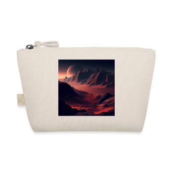 Berglandschaft, Berg, Sonnenuntergang, Mond, Welt - Bio-Täschchen - Natur - Vorne