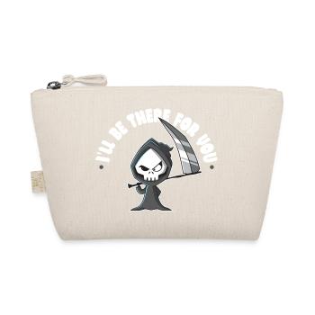 Funny Grim Reaper Valentines Day Quote, Goth Dark - Bio-Täschchen - Natur - Vorne