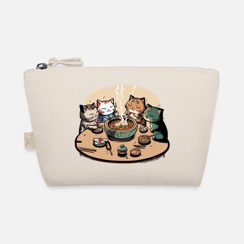 Doodle Cats Bio-Täschchen