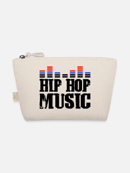 hip hop music - Bio-Täschchen - Natur - Vorne