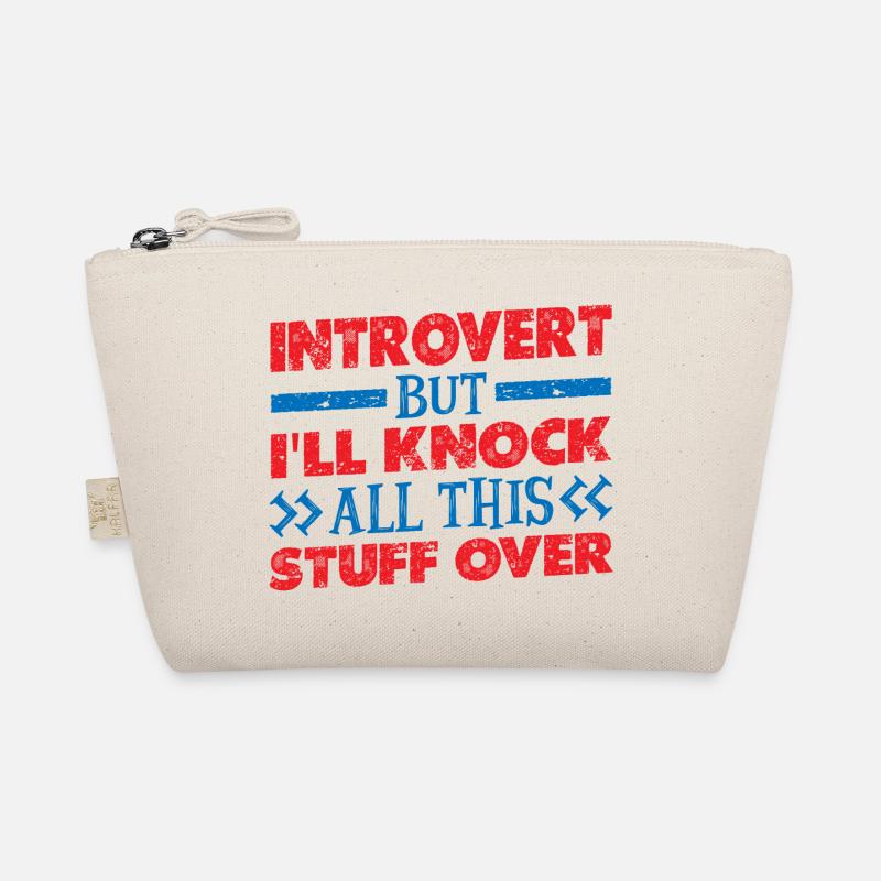 Introvert But I'll Knock All This Stuff Over 2 Bio-Täschchen