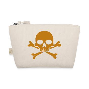 tete de mort icone crane 803 Z - Trousse biologique - nature - Devant
