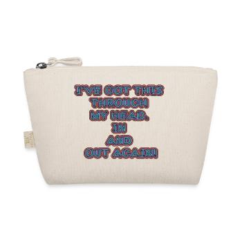 funny non-thinking design / funny sayings - Organic Pouch - nature - Front