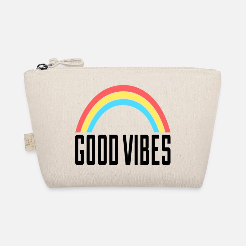 Good Vibes Regenbogen Bio-Täschchen
