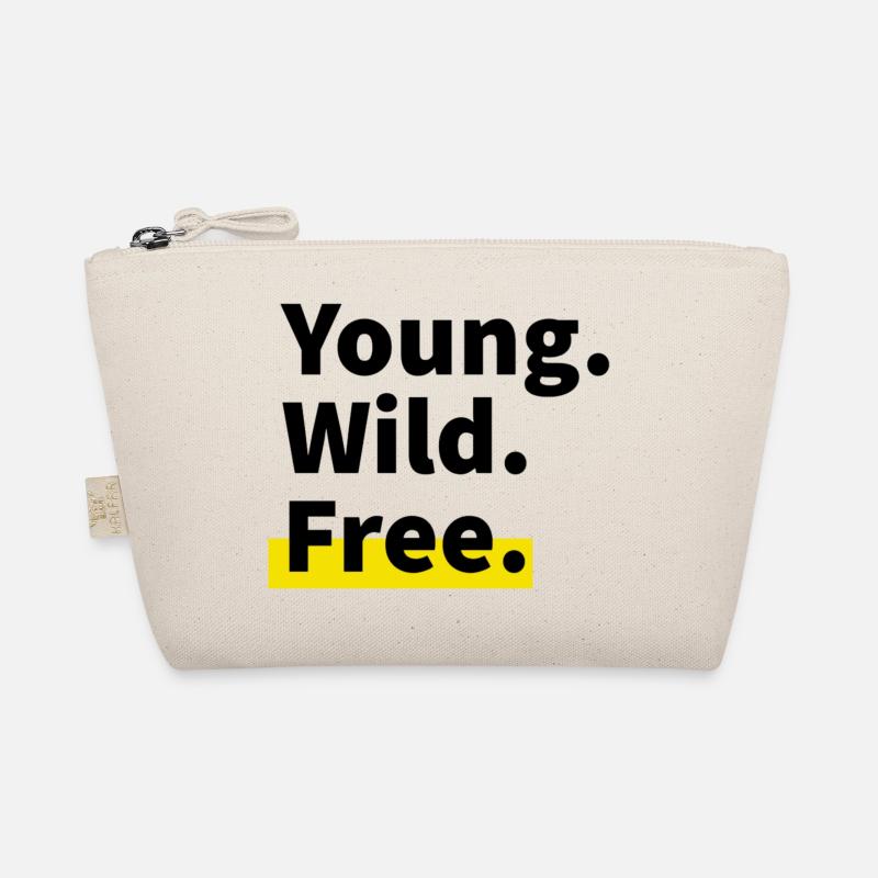 Young. Wild. Free. Bio-Täschchen