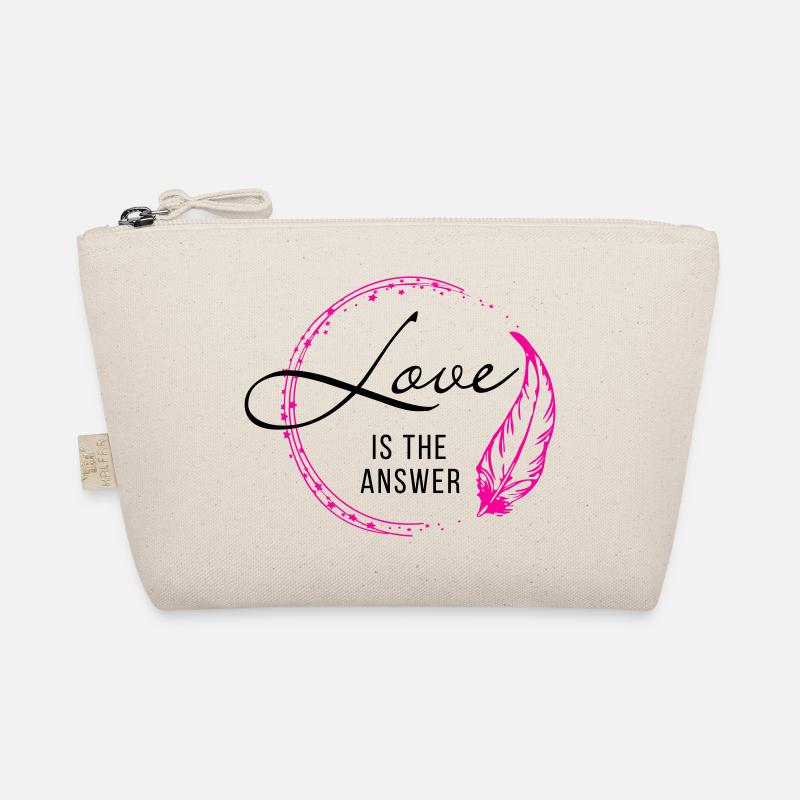LOVE is the answer Bio-Täschchen