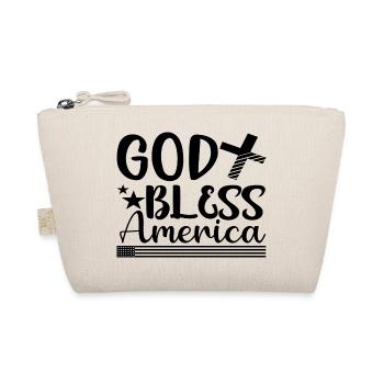 God Bless America - Organic Pouch - nature - Front