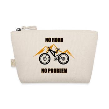 No Road No Problem - Bio-Täschchen - Natur - Vorne