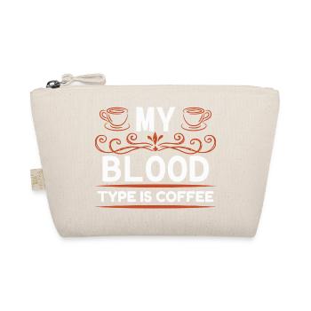 Mon groupe sanguin est café - Trousse biologique - nature - Devant