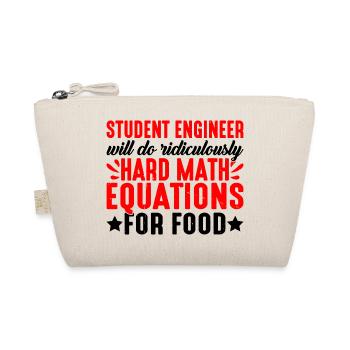Will Do Ridiculously Hard Math Equations For Food3 - Bio-Täschchen - Natur - Vorne