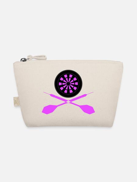 Dart Sport Logo - Organic Pouch - nature - Front