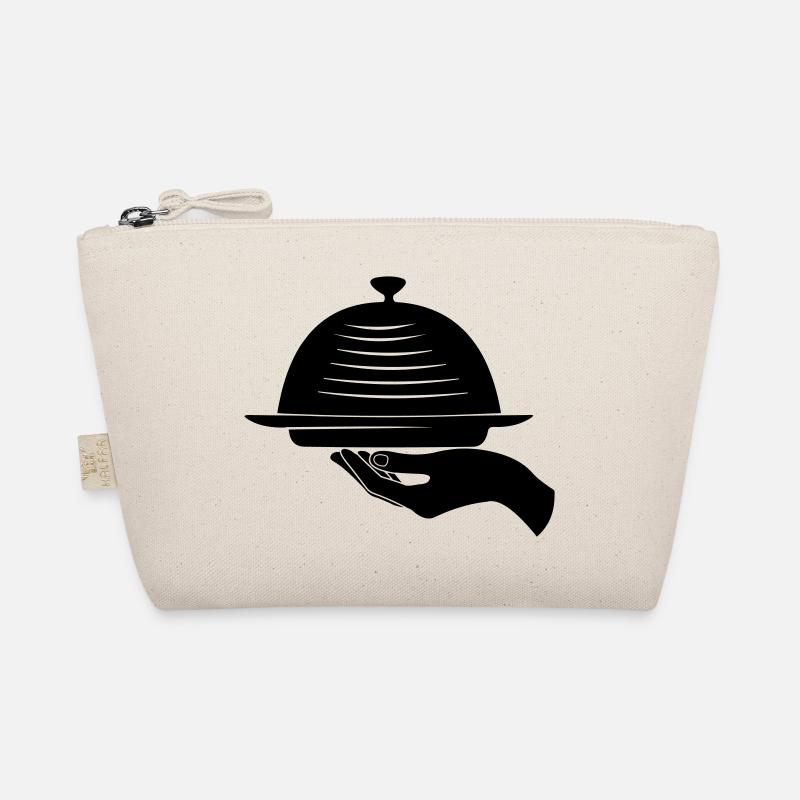 Waiter hand with meal Organic Pouch